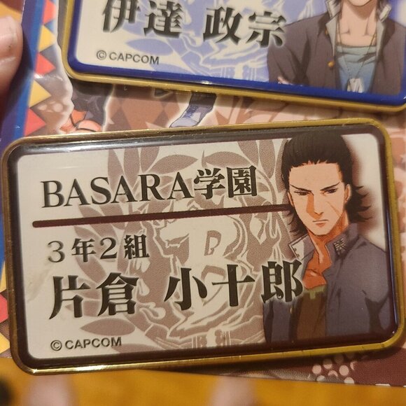 *3 for $30* Vintage Anime Pin Set - Sengoku Basara Pins - Capcom Character Pins - Picture 3 of 3